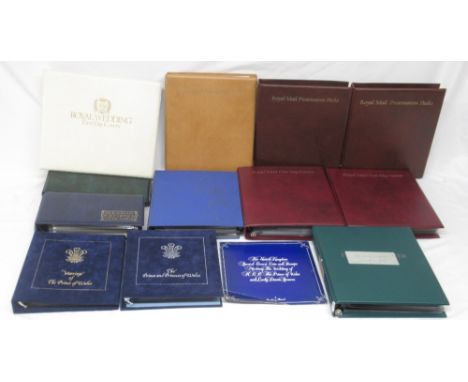 Large collection of FDCs, Silk Covers Royal Mail Mint Stamps, Presentation Packs, Royal Mail Postcards etc. in 15 albums/fold