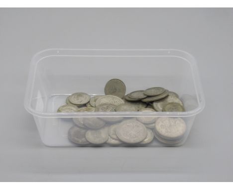 Collection of Post 1920/ Pre-1947 GB silver content coins to inc. Half-Crowns and Shillings (12.5ozt)Shipping £23.00 plus vat