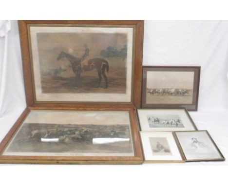 York Racecourse Collection - Collection of prints and photographs to inc. Print of Hon. Captain Rous. R.N.M.P., Print of John