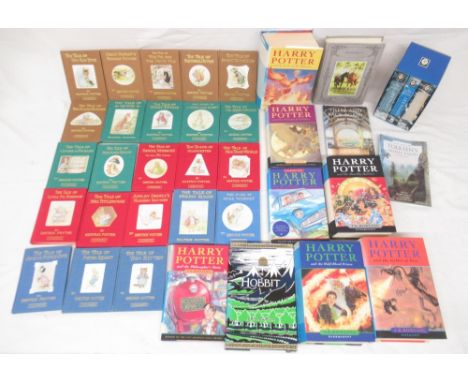 Collection of Harry Potter, Tolkien and Beatrix Potter books, to inc. 2 Tolkien MapsShipping £48.00 plus vat (UK Only)
