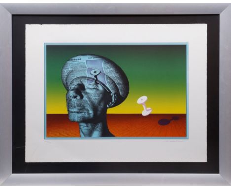 Rudolf Hausner (1914, Wien - 1995, Mödling, Niederösterreich) "Adam medial", Farblithographie, u.r. bleistiftsign. "R. Hausne