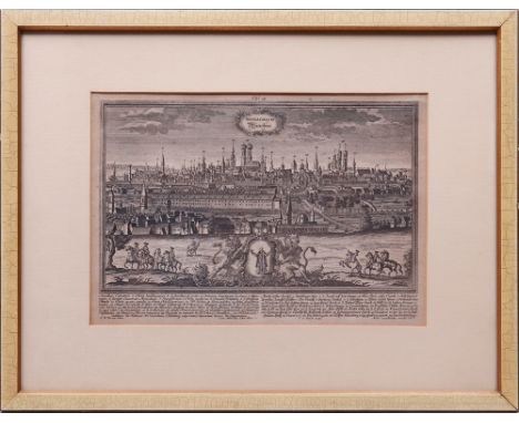 Martin Engelbrecht (1684, Augsburg - 1756) Monachium München, Kupferstich, nach F.B. Werner, um 1720, im unteren Rand mit ges
