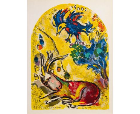 After Marc Chagal - The Jerusalem Windows,:- set of thirteen colour prints, each 31 x 23cm, mounted, unframed, together with 