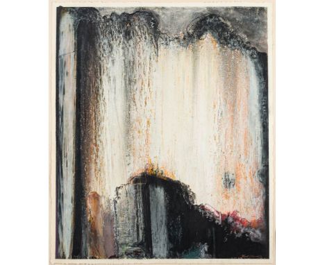 * Kenneth Draper [b.1944]-Light,:- signed bottom rightinscribed and dated '92 bottom leftmixed media, 64 x 53cm.