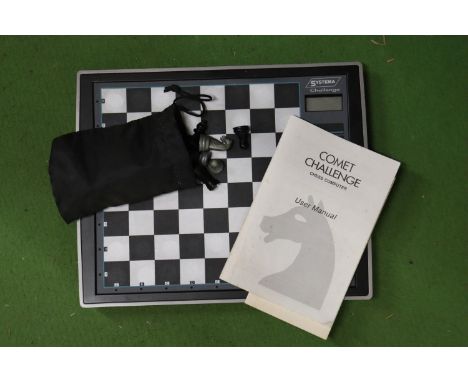 A COMET CHALLENGE CHESS COMPUTER WITH MANUAL 