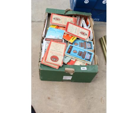A LARGE ASSORTMENT OF POCKET MAPS TO INCLUDE ORDNANCE SURVEY MAPS 