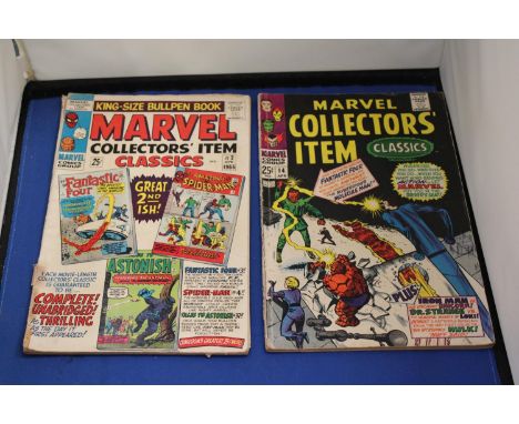 TWO VINTAGE MARVEL COLLECTORS ITEM CLASSICS COMICS 