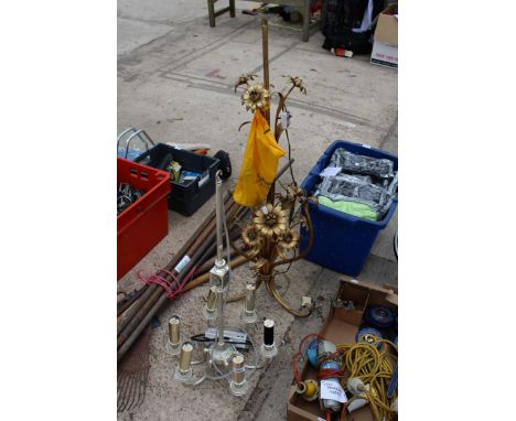 TWO VARIOUS DECORATIVE LIGHT FITTINGS 