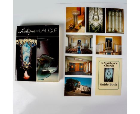 Lausanne: EDIPOP, 1977. French-English hardcover pictorial art book, featuring two beautiful Lalique pieces on the front cove