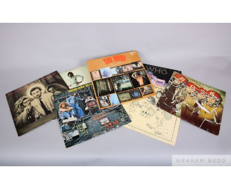 A selection of seven vinyl albums from The Who and Pete Townshend  including Direct Hits, Who Came First (Gloversville press 