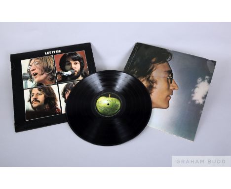 The Beatles- Let it Be and John Lennon- Imagine vinyl albums Let it Be is a first pressing matrix number  A-YEX-773-3U, B- YE