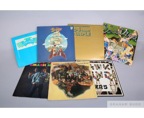 A selection of seven Psychedelic and prog rock albums from the 1960s, 70s and 80s including Earthed (Middle Earth records 196