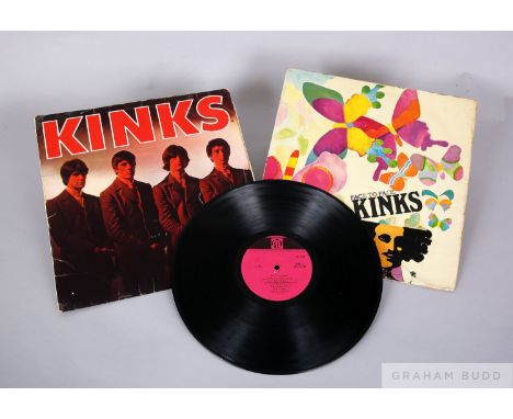 The Kinks' First album and The Kinks' Face to Face, Pye Records mono first pressings from 1964 and 1966 respectively, (2)   B