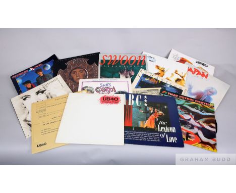 Thirteen classic 1980s alternative vinyl albums including ABC- The Lexicon of Love, Eurythmics- Touch and Savage, Japan- Quie