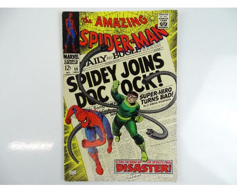 AMAZING SPIDER-MAN #56 - (1968 - MARVEL) - First appearance of Captain George Stacy + Doctor Octopus appearance - John Romita