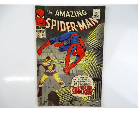 AMAZING SPIDER-MAN #46 - (1967 - MARVEL) - Origin and First appearance of the Shocker + Peter Parker and Harry Osborn become 
