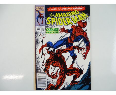 AMAZING SPIDER-MAN #361 - (1992 - MARVEL) - First full appearance of Carnage (Cletus Kasady), who will be making his cinemati