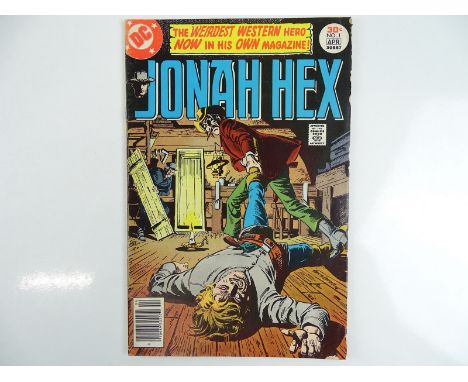 JONAH HEX #1 - (1977 - DC) - First appearance in own title - Jose Luis Garcia-Lopez cover and interior art - Flat/Unfolded - 