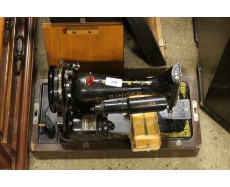A Singer sewing machine - sold as collector's item 