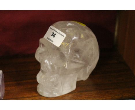 A crystal skull 