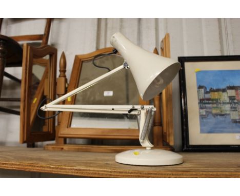 An Angle Poise lamp