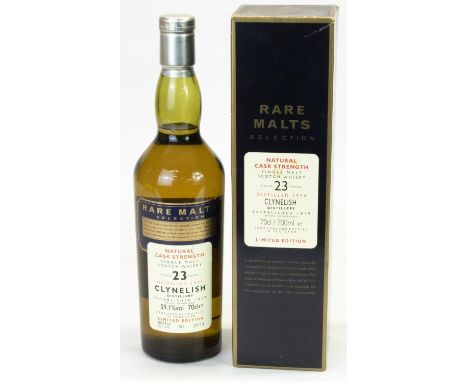 Clynelish Rare Malts Selection Natural Cask Strength Single Malt Scotch Whisky, aged 23 years, distilled 1974 bottled May 199