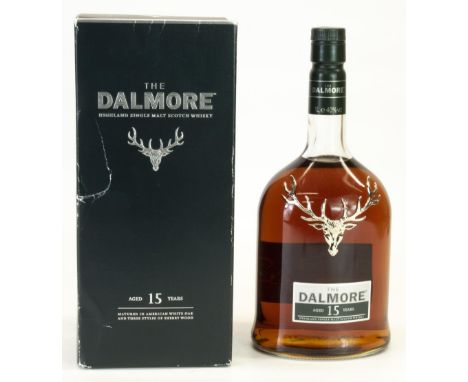 The Dalmore Highland Single Malt Scotch Whisky aged 15 years, matured in American White Oak and three styles of Cherry Wood, 