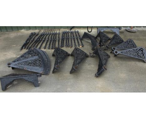 Haywards Ltd., Union Street, London LE1 - a cast iron spiral staircase with eleven treads, twenty balusters, curved handrail 