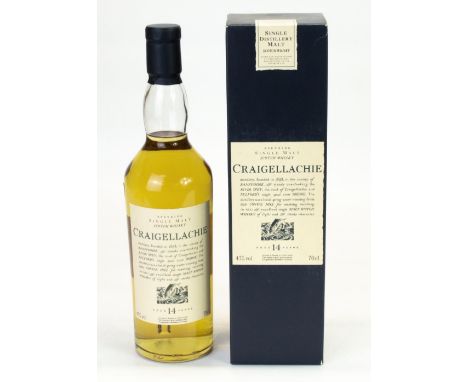 Craigellachie Flora &amp; Fauna Speyside Single Malt Scotch Whisky, aged 14 years, 70cl 43%vol, in carton 1btl 