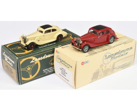 Lansdowne Models, a boxed Pair of 1:43 Scale Vintage Vehicle Models. Includes LDM. 29 1935 Triumph Vitesse Flow-Free &amp; LD