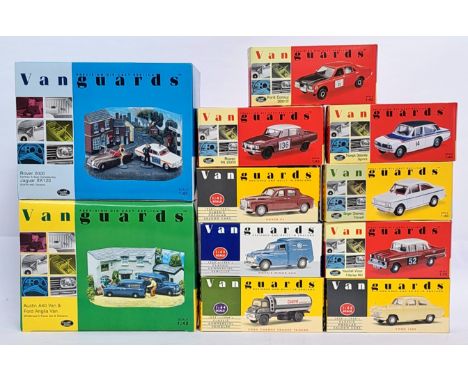 Vanguards, a boxed 1:43 Scale and 1:64 Scale group comprising of Dioramas and Single Models, to include VA27008 Roger Clarks 