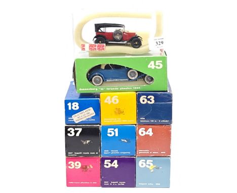 Rio (Italy) Vintage Automobiles, a boxed&nbsp;Car&nbsp;group. &nbsp;Although unchecked for completeness condition&nbsp;genera