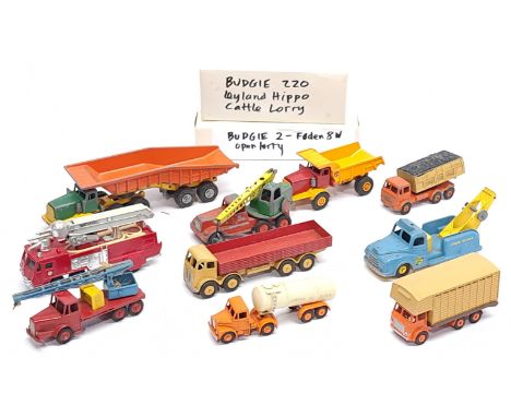 Budgie Toys, Shinsei &amp; similar, a boxed &amp; unboxed Plant, Commercial &amp; Emergency Vehicle group. &nbsp;Although unc