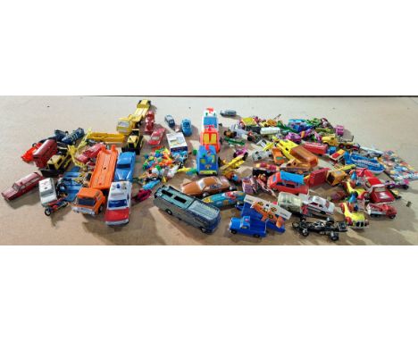 Corgi and similar a collection of mixed diecast vehicles and similar, to include; TV/Film related, Aircrafts, Commercial Vehi
