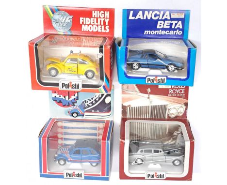 Polistil, &nbsp;1:25 Scale, a boxed Car group. &nbsp;Includes Volkswagen Lufthansa &amp; Rolls Royce Silver Cloud III. &nbsp;