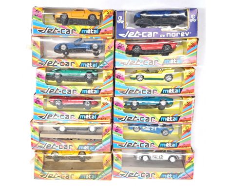 Norev&nbsp;(France) Jet-Car, 1:43 Scale, a boxed Car group. &nbsp;Although unchecked for completeness condition&nbsp;generall