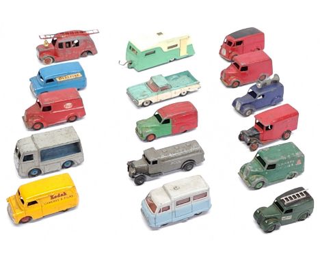 Dinky Toys, an&nbsp;unboxed Commercial, Emergency Vehicle &amp; Caravan group. &nbsp;Includes Royal Mail Van, Bedford Van &ld