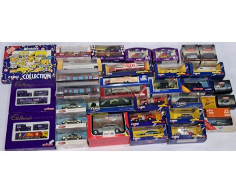 Corgi, Herpa, Oxford, Majorette, Polistil and similar a boxed mixed scale vehicle group, comprising of; motor vehicles, aircr
