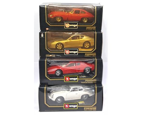 Bburago, 1:18 Scale, a boxed Performance Car group.&nbsp; Includes Ferrari Testarossa (1984) &amp; Porsche 356 B Coupe (1962)