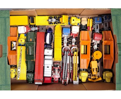 Corgi, Siku and similar, a unboxed Commercial group to include Corgi American LaFrance Arial Rescue Truck, Corgi Crane Frueha