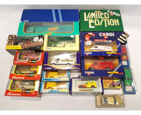 Corgi, Solido &amp; Similar, a boxed Group of Commercial Vehicles. Although unchecked for completeness condition appears Fair