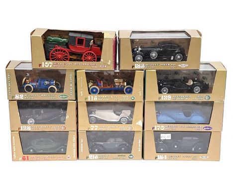 Oro, a boxed Car &amp; Racing Car group.&nbsp;&nbsp;Includes&nbsp;Bugatti &ldquo;Brescia&rdquo; 1921, Bentley Speed Six 1928 