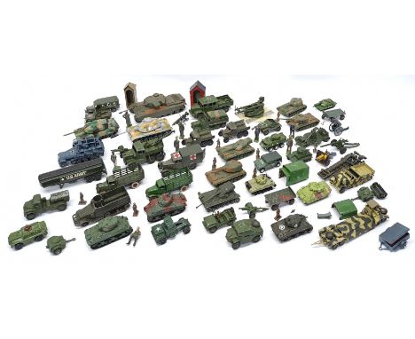 Dinky Toys, Corgi &amp; similar, an unboxed Military group. &nbsp;Although unchecked for completeness condition&nbsp;generall