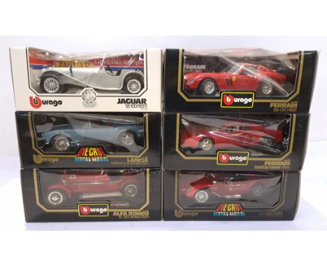 Bburago, a boxed Group of 1:18 Scale Commercial Vehicles. Includes 3019 Ferrari Testarossa (1984) with others. Although unche