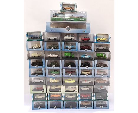 Oxford Diecast, a boxed Group of 1:76 Scale Commercial Vehicles. Includes Automobile Company with others. Although unchecked 
