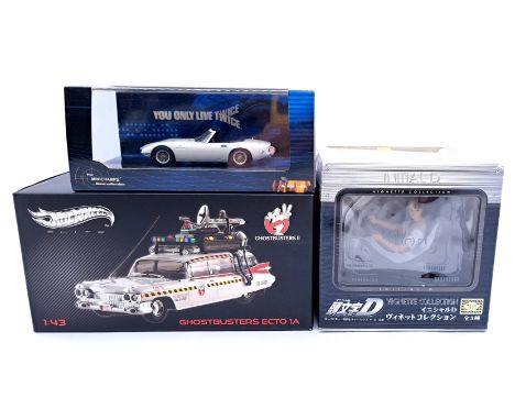 Minichamps, Hot Wheels and Sega, a boxed TV and Film related group to include The Minichamps Bond Collection Toyota 2000 (Jam