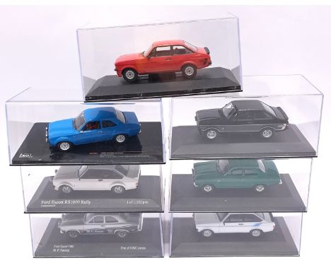 Minichamps, Corgi/Lledo Vanguards, IXO and similar, a boxed 1:43 scale Ford Escort RS/Sport/Rally model Group to include Corg