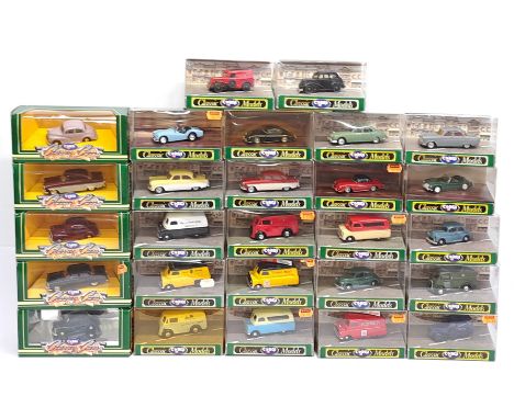 Corgi Classic Models &amp; Classic Cars, a boxed Car &amp; Commercial group. &nbsp;Includes Triumph TR3A Open Top, Ford Zodia