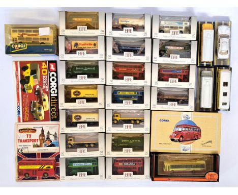EFE, Corgi, Malta Bus and similar, a boxed Bus and Taxi group to include Corgi 91850 Metro Bus, EFE 11105 Double Deck Bus "Br