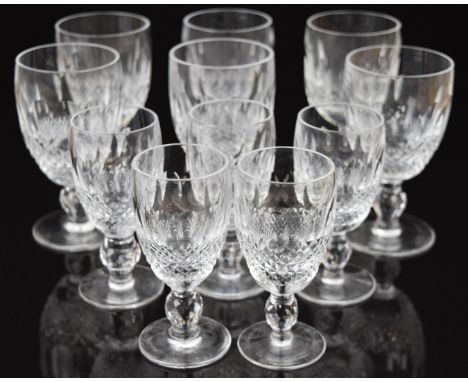 Waterford Crystal Colleen Short Stem Claret Wine Water Glasses 4 3